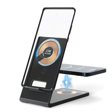 Load image into Gallery viewer, Suitable For Apple 13/14 Mobile Phone Watch Four-In-One Magnetic Suction Wireless Charger Desktop Bracket Wireless Charger
