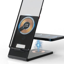 Load image into Gallery viewer, Suitable For Apple 13/14 Mobile Phone Watch Four-In-One Magnetic Suction Wireless Charger Desktop Bracket Wireless Charger
