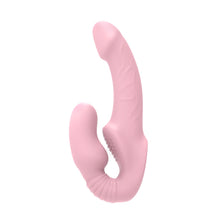 Load image into Gallery viewer, Strapless Strap on Dildo Vibrators for Women Double Head Vibrating Penis Dildo for Lesbian Erotic Adult Sex Toys for Couples 18+
