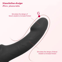Load image into Gallery viewer, Strapless Strap on Dildo Vibrators for Women Double Head Vibrating Penis Dildo for Lesbian Erotic Adult Sex Toys for Couples 18+
