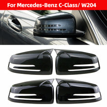 Load image into Gallery viewer, Pair Side Mirror Cap Replace Rearview Covers For Mercedes Benz W176 W246 W212 W204 C117 X156 X204 W221 C218 A B C E S CLA GLA GLK Class
