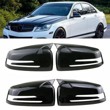 Load image into Gallery viewer, Pair Side Mirror Cap Replace Rearview Covers For Mercedes Benz W176 W246 W212 W204 C117 X156 X204 W221 C218 A B C E S CLA GLA GLK Class
