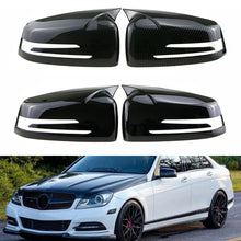 Load image into Gallery viewer, Pair Side Mirror Cap Replace Rearview Covers For Mercedes Benz W176 W246 W212 W204 C117 X156 X204 W221 C218 A B C E S CLA GLA GLK Class
