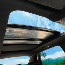 Load image into Gallery viewer, 2Pcs Car Sunroof Sunshade Heat Insulation Cover Windscreen Sun Shade Sun Protection Fit for Byd Atto 3 Yuan Plus MG ZE EV
