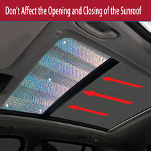 Load image into Gallery viewer, 2Pcs Car Sunroof Sunshade Heat Insulation Cover Windscreen Sun Shade Sun Protection Fit for Byd Atto 3 Yuan Plus MG ZE EV
