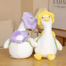 Load image into Gallery viewer, 1pc 35/40/55cm Duck Doll Flower Duck Plush Toy Stuffed Animal Plush Toy Best Gift Kawaii Plushie Toy Simulation Funny Doll
