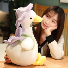 Load image into Gallery viewer, 1pc 35/40/55cm Duck Doll Flower Duck Plush Toy Stuffed Animal Plush Toy Best Gift Kawaii Plushie Toy Simulation Funny Doll
