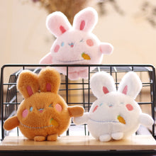 Load image into Gallery viewer, 1Pc Simulation Rabbit Pendant Radish Girl Schoolbag Keychain Plush Toy Claw Machine Ornaments Gift Anime Keychain Doll Children Gifts
