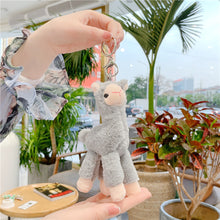 Load image into Gallery viewer, 1Pc 18CM Cute Alpaca Keychain Plush Goat Pendant Mini Sheep Doll Stuffed Toy Animals Keyring for Girls Boys Festival Gifts
