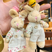 Load image into Gallery viewer, 1Pc Bear Keychain Plush Bear Pendant Mini Bear Doll Stuffed Toy Animals Keyring for Girls Boys Festival Anniversary Gifts

