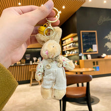 Load image into Gallery viewer, 1Pc Bear Keychain Plush Bear Pendant Mini Bear Doll Stuffed Toy Animals Keyring for Girls Boys Festival Anniversary Gifts
