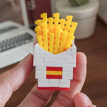 Load image into Gallery viewer, Hamburger Chips Dounuts Food Building Blocks Ideas Simulation Model Bricks Home Decoration DIY Toys for Kids Girlfriend Chrishtmas New Year Gifts
