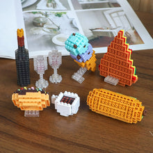 Load image into Gallery viewer, Hamburger Chips Dounuts Food Building Blocks Ideas Simulation Model Bricks Home Decoration DIY Toys for Kids Girlfriend Chrishtmas New Year Gifts
