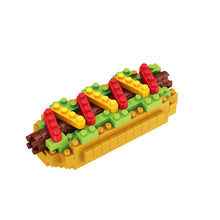 Load image into Gallery viewer, Hamburger Chips Dounuts Food Building Blocks Ideas Simulation Model Bricks Home Decoration DIY Toys for Kids Girlfriend Chrishtmas New Year Gifts
