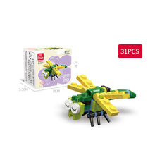 Load image into Gallery viewer, Mini Insects Building Blocks Classical Ladybug Snail Dragonfly Butterfly Beetle Bricks Animal Toys Educational For Kids Children's Gifts
