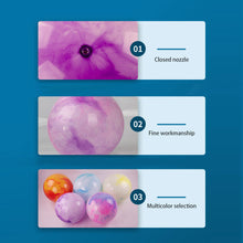 Load image into Gallery viewer, Inflatable Soft Ball Children Game Bouncing Balls Kids Entertainment Play Portable Rainbow Bouncy Ball Fitness Ball
