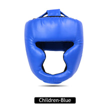 Load image into Gallery viewer, Full-covered Pu Boxing Helmet Kids Adults Muay Thai Training Sparring Boxing Headgear Gym Equipment Taekwondo Head Guard
