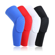 Load image into Gallery viewer, Lengthened Honeycomb Knee Pads Sleeve Elastic Basketball Brace Kneepad Protective Gear Patella Foam Support Volleyball Support
