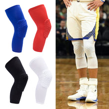 Load image into Gallery viewer, Lengthened Honeycomb Knee Pads Sleeve Elastic Basketball Brace Kneepad Protective Gear Patella Foam Support Volleyball Support

