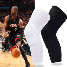 Load image into Gallery viewer, Lengthened Honeycomb Knee Pads Sleeve Elastic Basketball Brace Kneepad Protective Gear Patella Foam Support Volleyball Support
