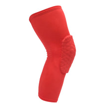 Load image into Gallery viewer, Lengthened Honeycomb Knee Pads Sleeve Elastic Basketball Brace Kneepad Protective Gear Patella Foam Support Volleyball Support
