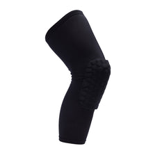 Load image into Gallery viewer, Lengthened Honeycomb Knee Pads Sleeve Elastic Basketball Brace Kneepad Protective Gear Patella Foam Support Volleyball Support
