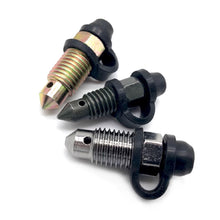 Load image into Gallery viewer, 3Pcs Car Motorcycle Brake Pump Dust Cap Oil Drain Screw Cap Brake Caliper Sealing Nipple Screw Rubber Dust Cap Cover Accessories
