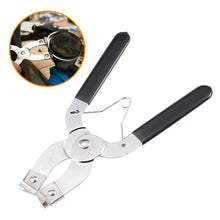 Load image into Gallery viewer, Car Engine Piston Ring Pliers Motorcycle Brake Piston Pliers Garden Piston Ring Compressor Tool Adjustable Safety Screws
