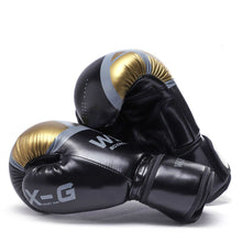 Load image into Gallery viewer, 1Pair PU Kick Boxing Gloves for Men Women Karate Muay Thai Guantes De Boxeo Free Fight MMA Sanda Training Adults Kids Equipment
