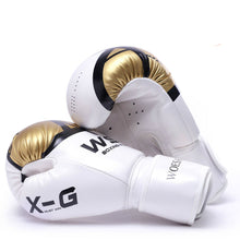 Load image into Gallery viewer, 1Pair PU Kick Boxing Gloves for Men Women Karate Muay Thai Guantes De Boxeo Free Fight MMA Sanda Training Adults Kids Equipment
