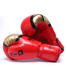 Load image into Gallery viewer, 1Pair PU Kick Boxing Gloves for Men Women Karate Muay Thai Guantes De Boxeo Free Fight MMA Sanda Training Adults Kids Equipment
