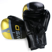Load image into Gallery viewer, 1Pair PU Kick Boxing Gloves for Men Women Karate Muay Thai Guantes De Boxeo Free Fight MMA Sanda Training Adults Kids Equipment
