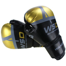 Load image into Gallery viewer, 1Pair PU Kick Boxing Gloves for Men Women Karate Muay Thai Guantes De Boxeo Free Fight MMA Sanda Training Adults Kids Equipment
