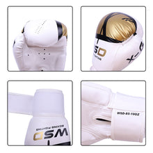 Load image into Gallery viewer, 1Pair PU Kick Boxing Gloves for Men Women Karate Muay Thai Guantes De Boxeo Free Fight MMA Sanda Training Adults Kids Equipment
