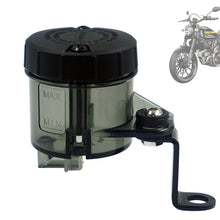 Load image into Gallery viewer, Motorcycle Cylinder Oil Reservoir Tank Cup Front Brake Clutch Fluid Bottle Master with Holder For Honda Suzuki
