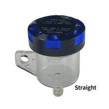 Load image into Gallery viewer, Motorcycle Brake Master Cylinder Brake Fluid Reservoir Transparent Motorcycle Brake Oil Tank Motorcycle Upper Pump Oil Cup with CNC Cap
