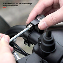 Load image into Gallery viewer, Motorcycle Helmet Lock Anti-Theft Helmet Security Lock Metal 20mm-28mm Black with 2 Keys and Hook
