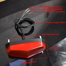 Load image into Gallery viewer, Electric Bicycle Rear Light Tail Light Safety Warning Rear Lamp Rear Night Riding Accessories Waterproof
