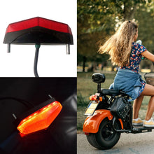Load image into Gallery viewer, Electric Bicycle Rear Light Tail Light Safety Warning Rear Lamp Rear Night Riding Accessories Waterproof
