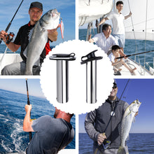Load image into Gallery viewer, 15/30/90 Degree Stainless Steel Fishing Pole Stand Flush Mount Fishing Rod Holder Accessories For Boat Marine
