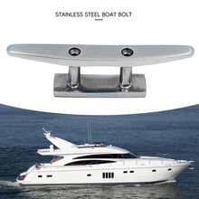 Load image into Gallery viewer, 4"/5"/6"/8" 316 Stainless Steel Polished 2 Hole Hardware Low Flat Cleat Boat Cleats For Marine Boat Deck Rope Tie Yacht Accessories

