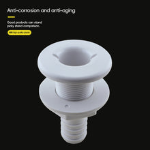 Load image into Gallery viewer, Marine Boat Thru Hull Fitting Connector Plastic Boat Drain Bilge Pump Plumbing For 5/8, 3/4, 1 Inch Hose
