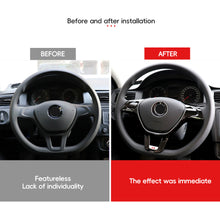 Load image into Gallery viewer, Car Interior Steering Wheel Cover Trim Sticker Accessories for Volkswagen VW Golf 7 GTI MK7 POLO 2014 2015 Jetta MK6 2015 2016

