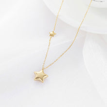 Load image into Gallery viewer, Fashion Pentagram Stainless Steel Collar Necklace Female Star Net Red Personalized Simple Versatile Pendant Necklace
