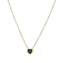 Load image into Gallery viewer, Heartbeat Zircon Necklace Women's Fashion Sense Simple Personality Love Light Luxury Neck Chain Women Necklace
