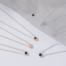 Load image into Gallery viewer, Heartbeat Zircon Necklace Women's Fashion Sense Simple Personality Love Light Luxury Neck Chain Women Necklace

