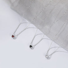 Load image into Gallery viewer, Heartbeat Zircon Necklace Women's Fashion Sense Simple Personality Love Light Luxury Neck Chain Women Necklace

