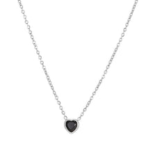 Load image into Gallery viewer, Heartbeat Zircon Necklace Women's Fashion Sense Simple Personality Love Light Luxury Neck Chain Women Necklace
