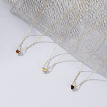 Load image into Gallery viewer, Heartbeat Zircon Necklace Women's Fashion Sense Simple Personality Love Light Luxury Neck Chain Women Necklace
