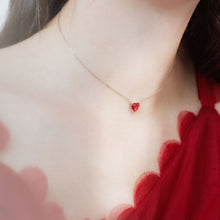 Load image into Gallery viewer, Love Stainless Steel Necklace Trendy and Niche Design Fashionable Versatile Collarbone Chain for Women Jewelry

